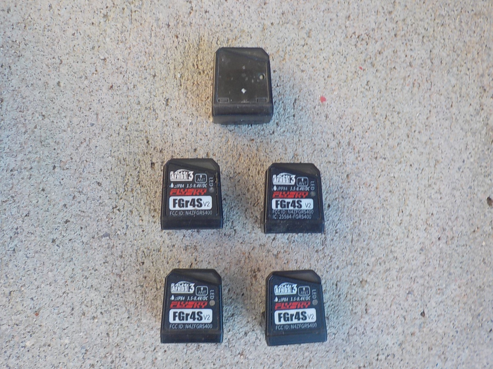 Nice Flysky Noble NB4 Transmitter w/Five FGr4S Receivers & Protek RC Alum. Case