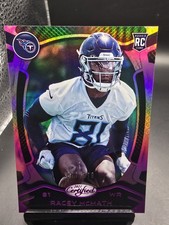 2021 Panini Certified Racey McMath Rookie RC #185 Pink /199 - Tennessee Titans 