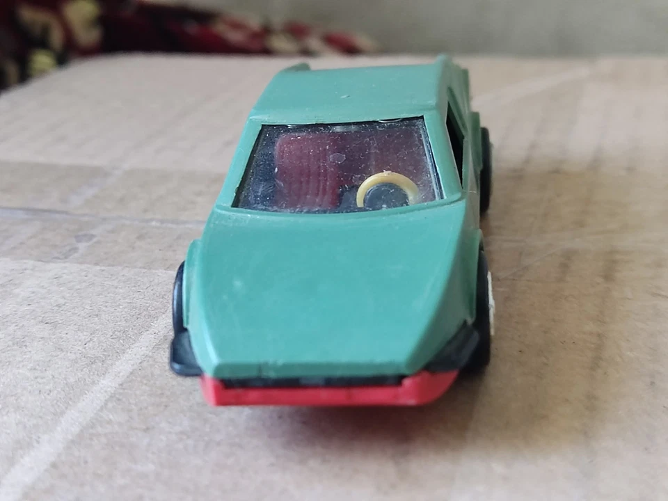 Vintage Retro Plastic racing Sport car, USSR, Soviet Union - Image 4 of 4