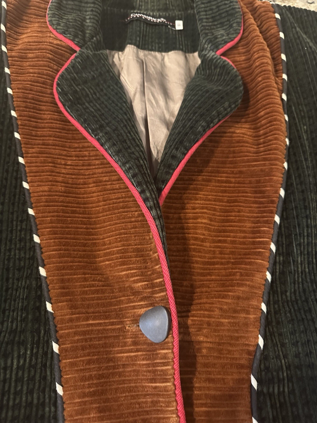 Canvasbacks Corduroy Patchwork Jacket Barn Coat S… - image 5