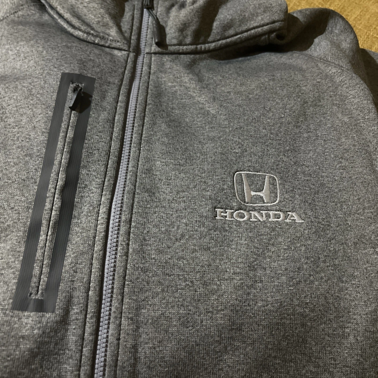 Honda Dealership Shirt North Face Fleece Mens 2XL Full Zip Pockets Free π Flaw - product detail image 17