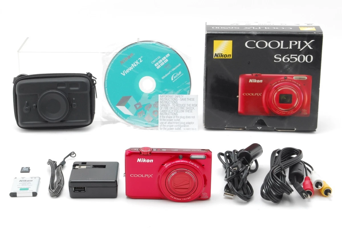Nikon COOLPIX Red Digital Cameras for sale - eBay