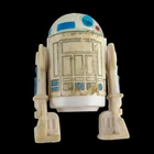 Vintage Star Wars R2-D2 Action Figure 1977 Hong Kong Kenner Head Clicks (WORN)