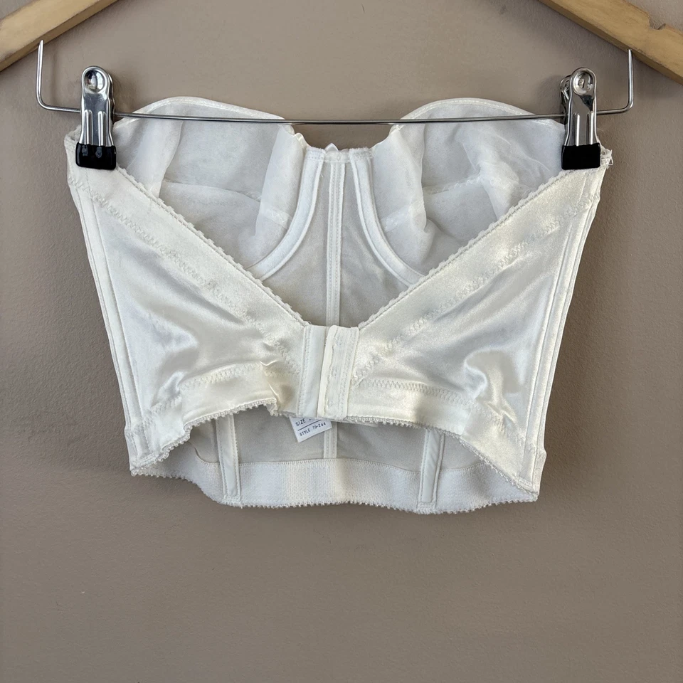 Sujetador corsé Vassarette para mujer blanco talla 34B lencería bustier Foto 4 de 4