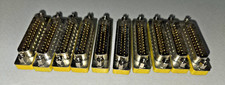 10 25-Pin DB25 Male to Male Gender Changer Coupler Gold Adapter