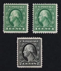 CKStamps: US Stamps Collection Scott#405 Mint NH OG #407 Mint H OG Gum Dist