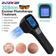 Narrowband UVB 308nm Lamp for Scalp, Hands, Elbows, Feet Skin Care 49 Diodes