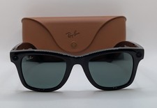 Ray Ban Meta-Wayfarer Sunglasses-Shiny Black/G15Green Good Condition  1Gen . 