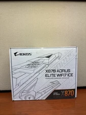 GIGABYTE X870 AORUS ELITE WIFI7 ICE AMD AM5 DDR5 ATX Motherboard - READ