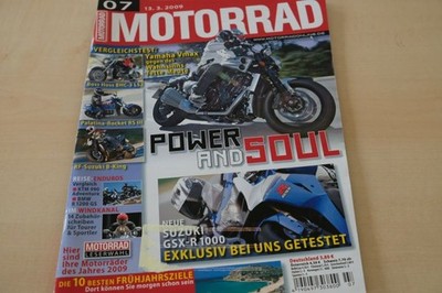 2) Motorrad 07/2009 - Triumph Rocket RS III Palat - Yamaha Vmax mit 200PS besse