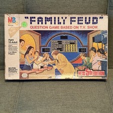 Family Feud Board Game 5th Edition Milton Bradley 99 Percent Complete Read