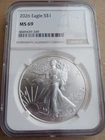 2026 American Silver Eagle NGC MS69 Brown Label PQ
