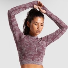 Gymshark Adapt Camo Seamless Long Sleeve Top