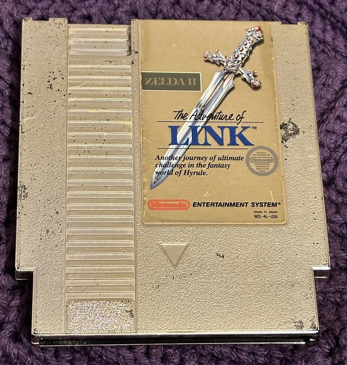 Zelda II: The Adventure of Link Gold Video Games for sale - eBay