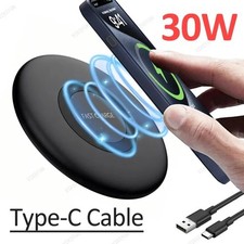 Genuine Samsung Ultra Slim Wireless Fast Charger For Galaxy S25 S23 S22+ S21 S20