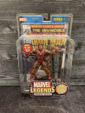 ToyBiz Marvel Legends Series 1 Iron Man 6  Action Figure 2002 With 32 Page Comic
