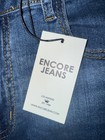 Encore Jeans Women Blue Dark Wash, Open Leg, Side Vents, Y2K — photo 4