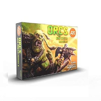 AK Interactive 3rd Generation Acrylics 11600 Orcs and Green Creatures AKI 11600