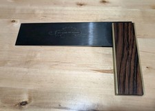 Vintage Robert Sorby Gilt Edge Try Square 10-3/4"