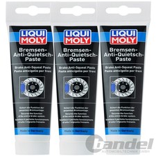 3x 100 GRAMM LIQUI MOLY 3077 BREMSEN ANTI QUIETSCH PASTE MONTAGE BREMSEN