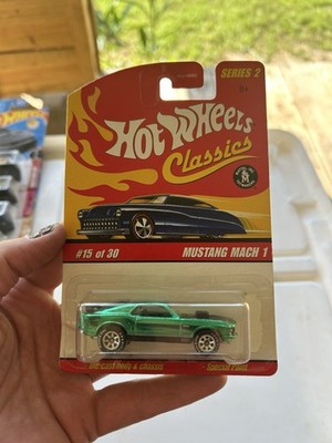 Hot Wheels Classics Series 2 1969 Ford Mustang Mach 1 1:64 Green Unopened