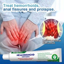 Hemorrhoids Remove Ointment Herbal Cream Fast Relief Piles Pain Reduce Itching A