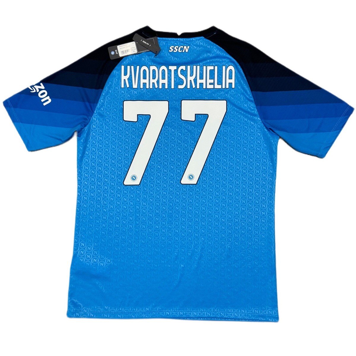 2022/23 Napoli Authentic Home Jersey #77 Kvaratskhelia 3XL