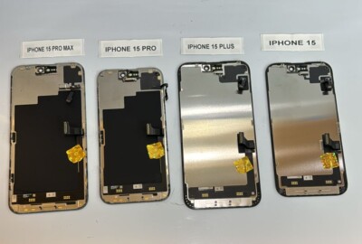 iPhone 15 Pro Max 15 Plus 15 Pro 15用 GENUINE💯Apple iPhone 15/15 PLUS/15 PRO/15 PRO MAX LCD