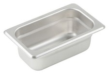 Anti-jam Steam Pan, 1/9 Size, 2-1/2", 25 Ga S/S (12 Each)