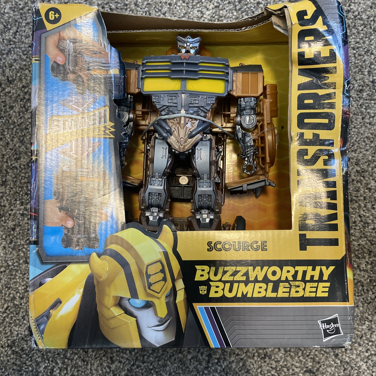 Transformers Rise Of The Beasts Buzzworthy & Bumblebee SCOURGE Smash Changers