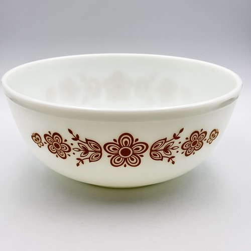 Vintage Pyrex 404 4 Qt White Butterfly Mixing Serving Bowl READ CHARITY - 第 4/9 張圖片