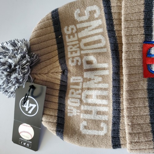 47' Brand Texas Rangers 2023 World MLB Series Champions Beanie Winter NWT - Picture 4 of 8
