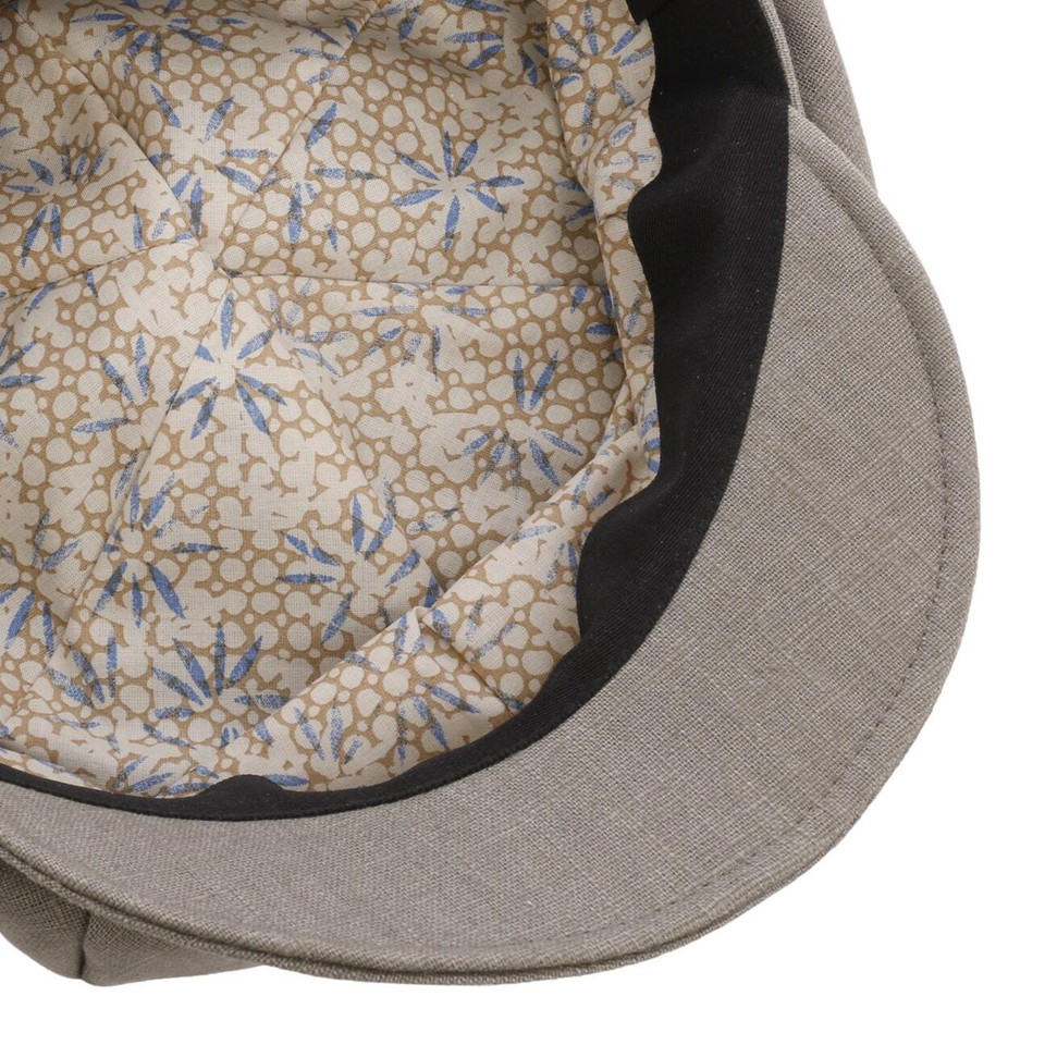 Seeberger Hannah Ballonmütze – Newsboy-Cap Aus Leinen, One Size, Mint-Farbe