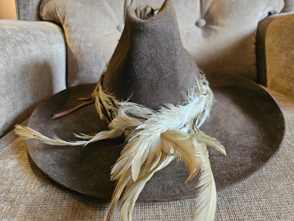 Biltmore Western Felted Cowboy Hat Made in Canada Sz 7 1/8 57cm Brown - Image 4 of 4