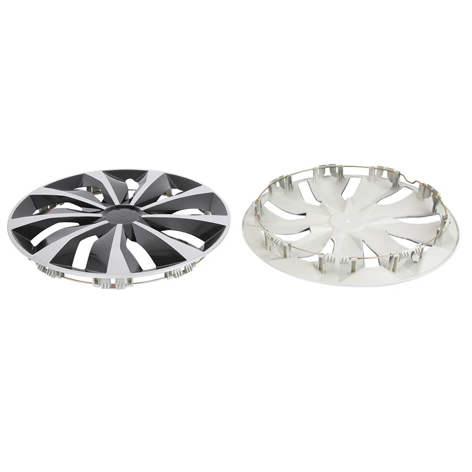 Juego de 4 cubiertas de rueda negras de 16" para Pontiac G6 2005-2008 tapacubos a presión para llanta Foto 4 de 4