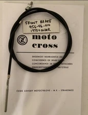 CZ mx original style front brake cable 73 and older vintage 250 400 980 981 