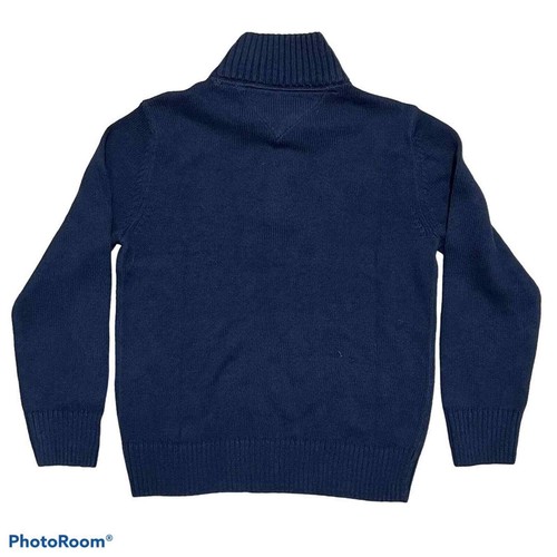 Tommy Hilfiger Sweater Boys Size Small 8 10 Quarter Zip Pullover NWT Preppy Fall - Picture 2 of 5