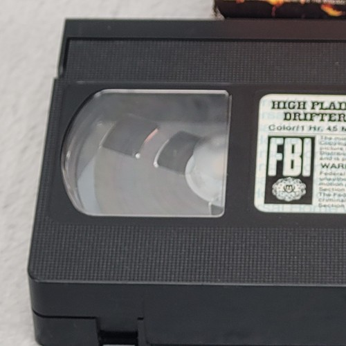 High Plains Drifter VHS 1973 / 1990 Clint Eastwood Mariana Hill TESTED - Picture 7 of 10