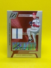 Livan Hernandez 2005 Zenith AUTOGRAPH JERSEY #ZB-80 Washington Nationals 11/100