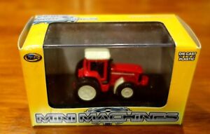 New-Toy-Zone-Mini-Machines-Field-Pro-Master-Red-Farm-Tractor-Die-Cast