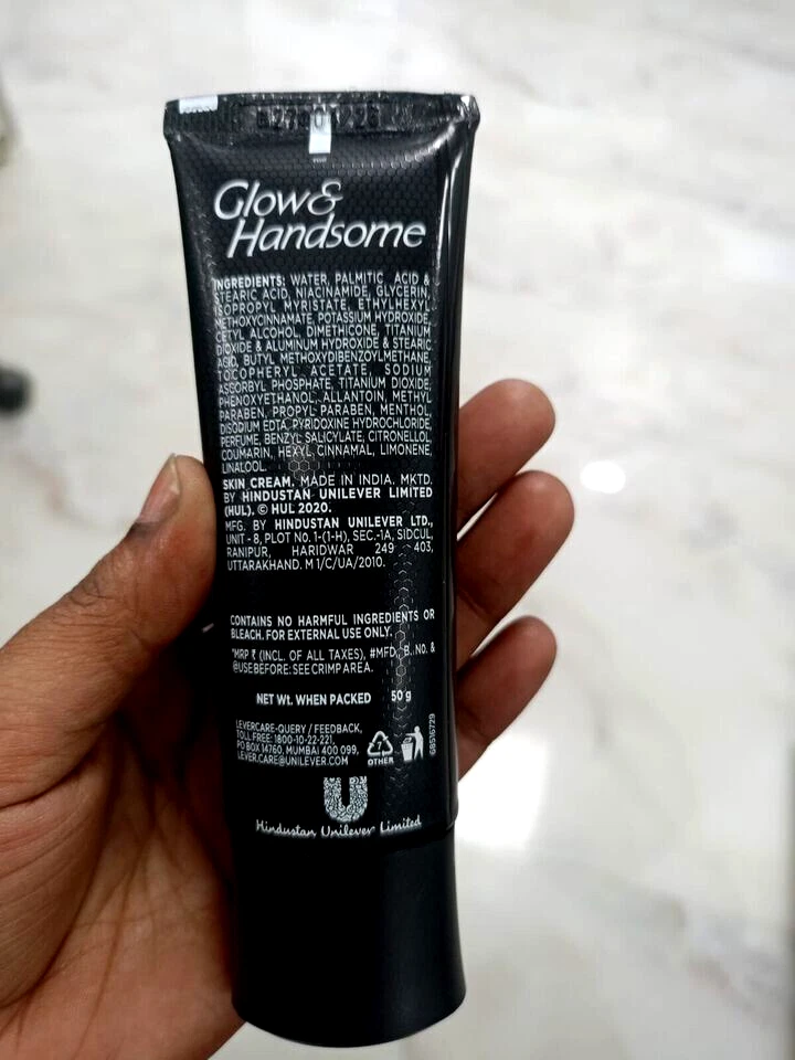 Crema de acción rápida brillo instantáneo hermosa y hermosa para hombre 50 g Foto 4 de 4
