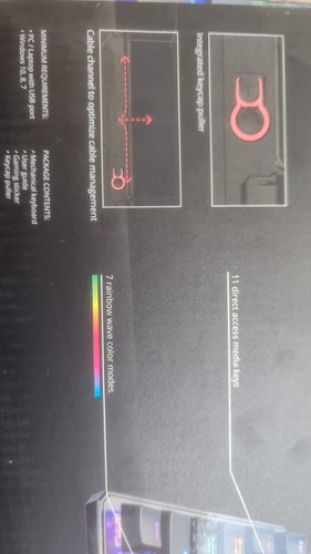 Brand New Sealed Trust ASTA GXT 865 Mechanical Gaming Keyboard * 7 Colours - Picture 8 of 8
