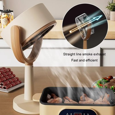 Desktop Range Hood Extractor Exhaust Portable USB Charging Small Cooker Hood