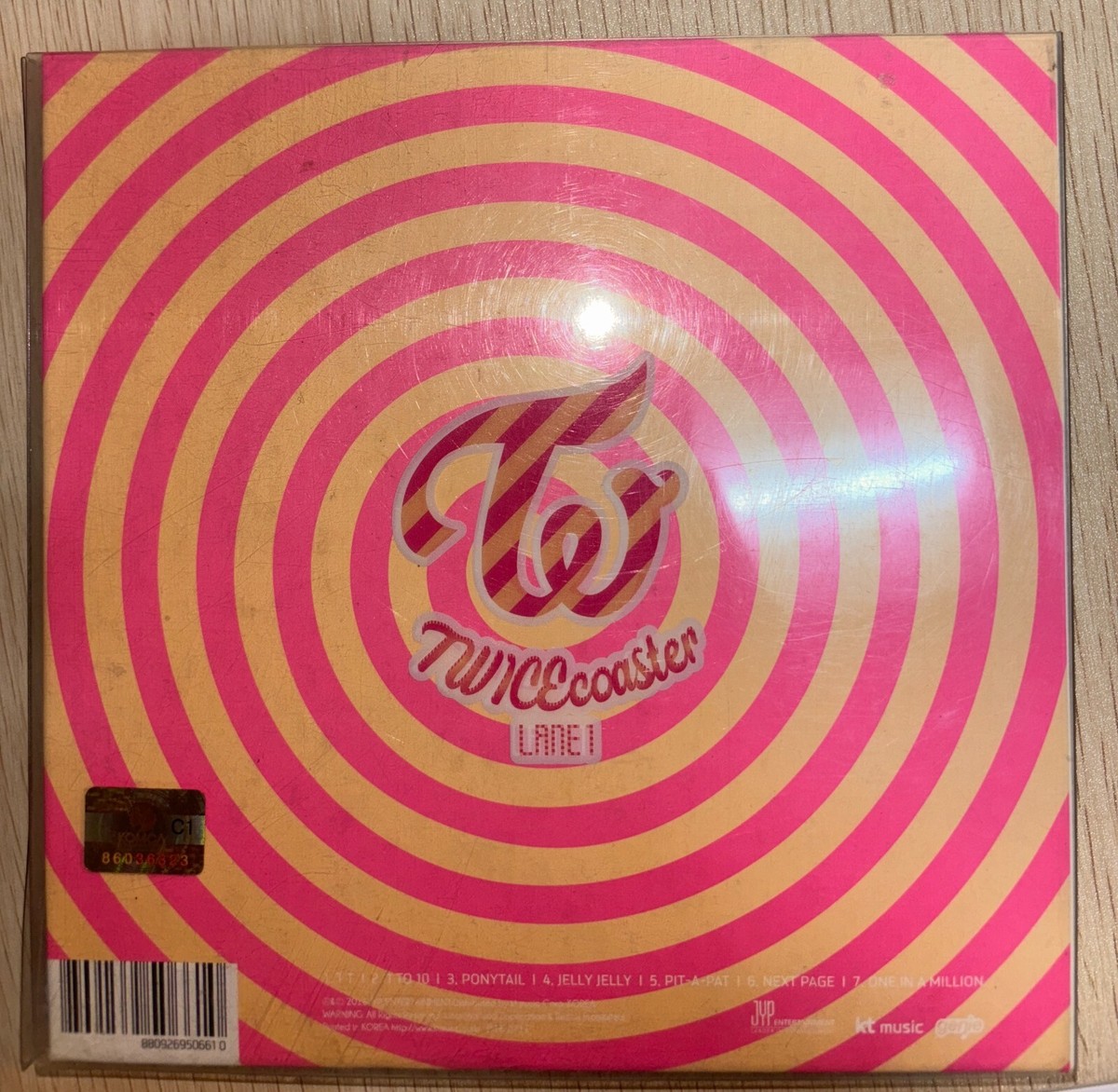 TWICE サイン twice coaster TWICE [TWICE COASTER : LANE 1] All Member Autographed Signed