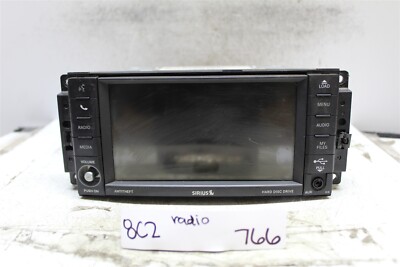 P05091184AC  Chrysler Dodge 2007-13 NAVIGATION RADIO CD PLAYER OEM 766 8C2
