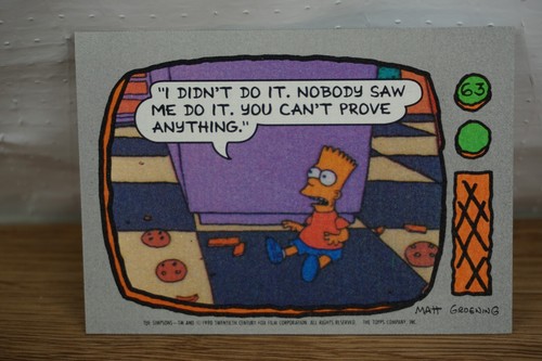 1990 Topps Simpsons Trading Cards - YOU PICK Complete Your Set - Picture 45 of 66