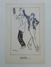 CARTOLINA GOLIARDICHE UNIVERSITÀ GUF GRUPPO UNIVERSITARIO " BACCO" FIRMATA 