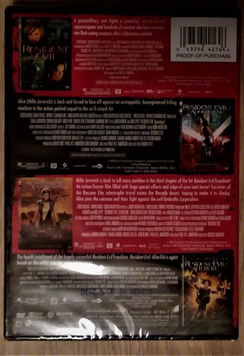 Resident Evil 4 Movie Collection On DVD-New - Picture 2 of 2