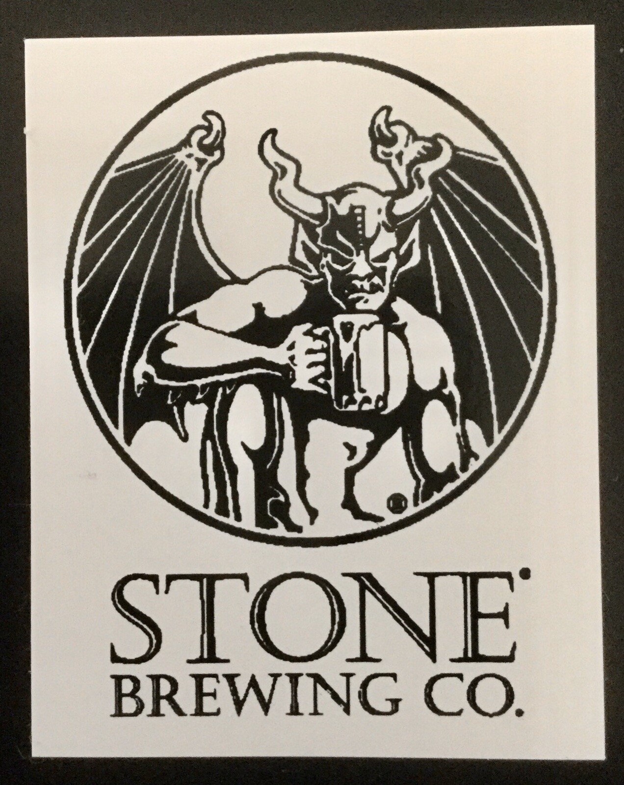 Stone Brewing Company STICKER decal craft Brewery Micro Beer Escondido
