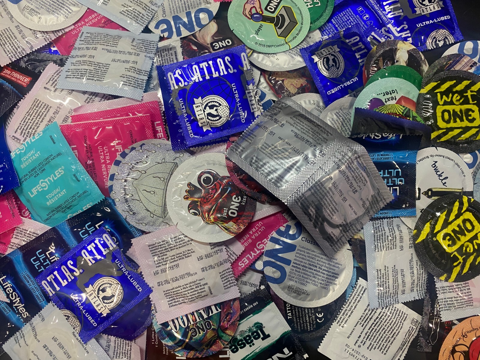 50 Trojan, Lifestyles, Crown, Trustex, Atlas, Rugby & More Condoms